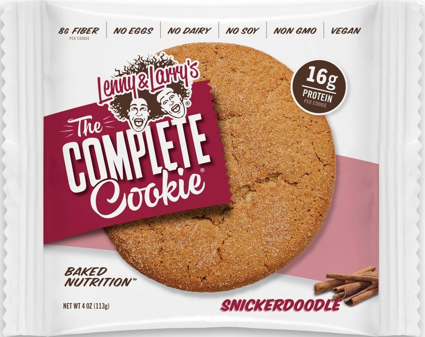 Lenny & Larry's Complete Cookie, Snickerdoodle,12-Count