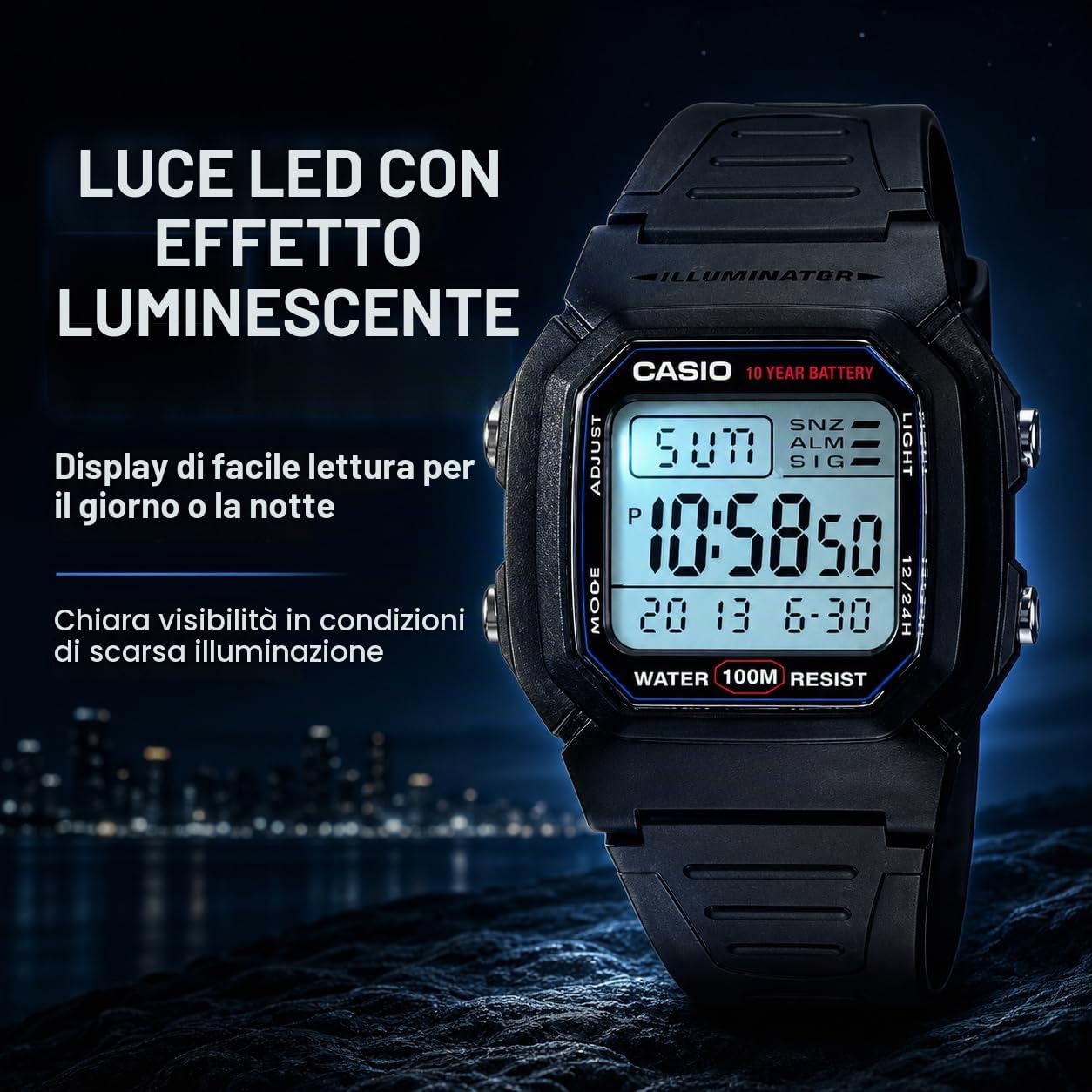 Casio W-800H-1AVCF