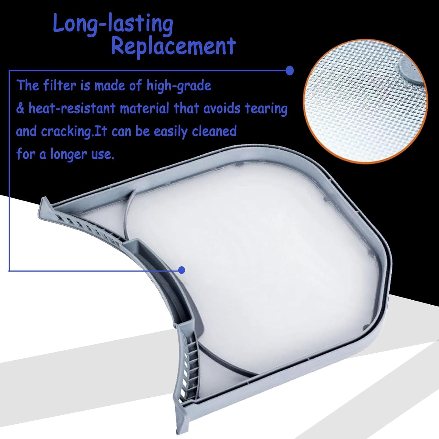 Replacement Parts For ADQ56656401 Dryer Lint Filter - Compatible with LG & Kenmore Dryer - Lint Screen Replace Number PS3531962, 1462822, AH3531962, EA3531962