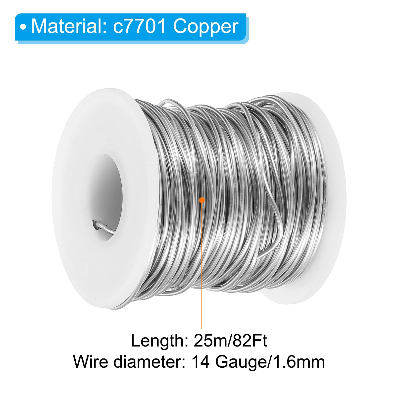 PATIKIL 14 Gauge Jewelry Copper Wire - Image 2