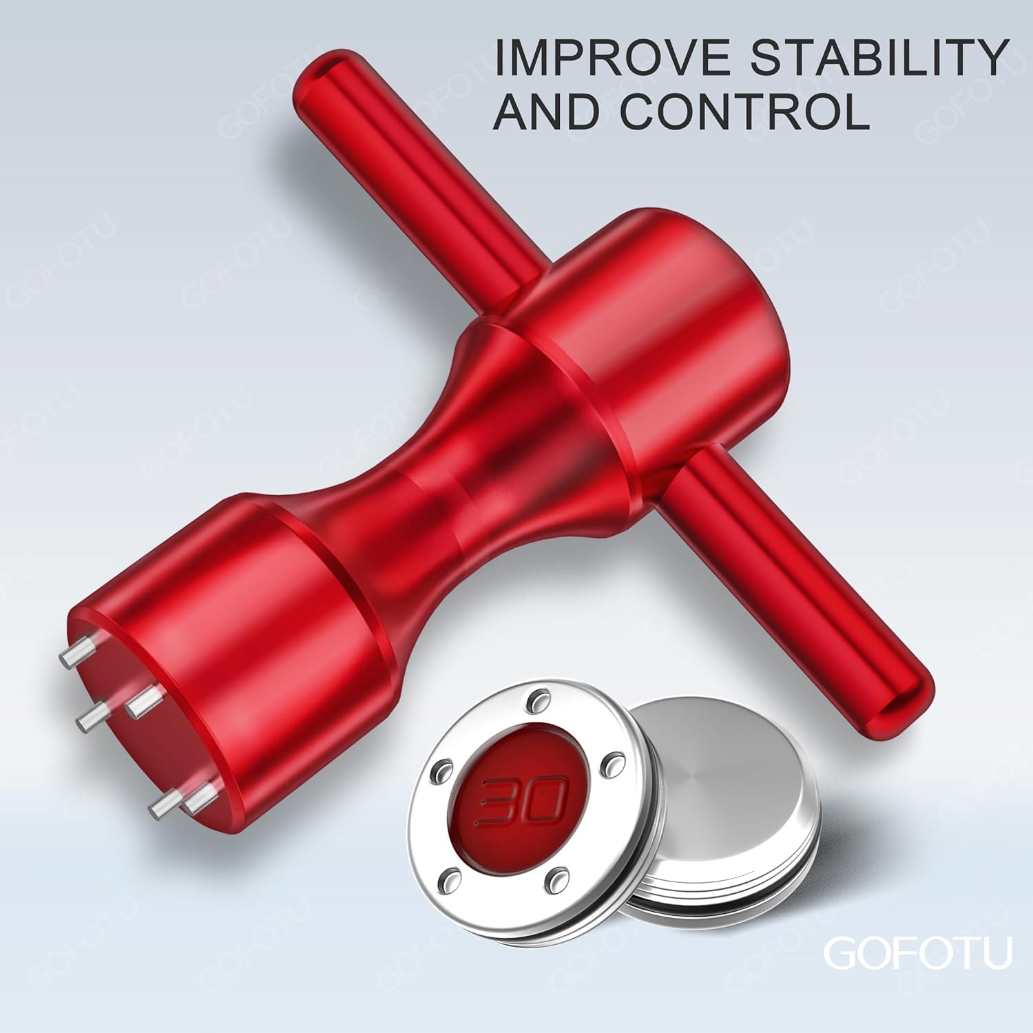 Golf Head weight 2pcs. 30g Golf Custom Weights+Red Wrench Compatible with Titleist Scotty Cameron Putters Newport (30g)