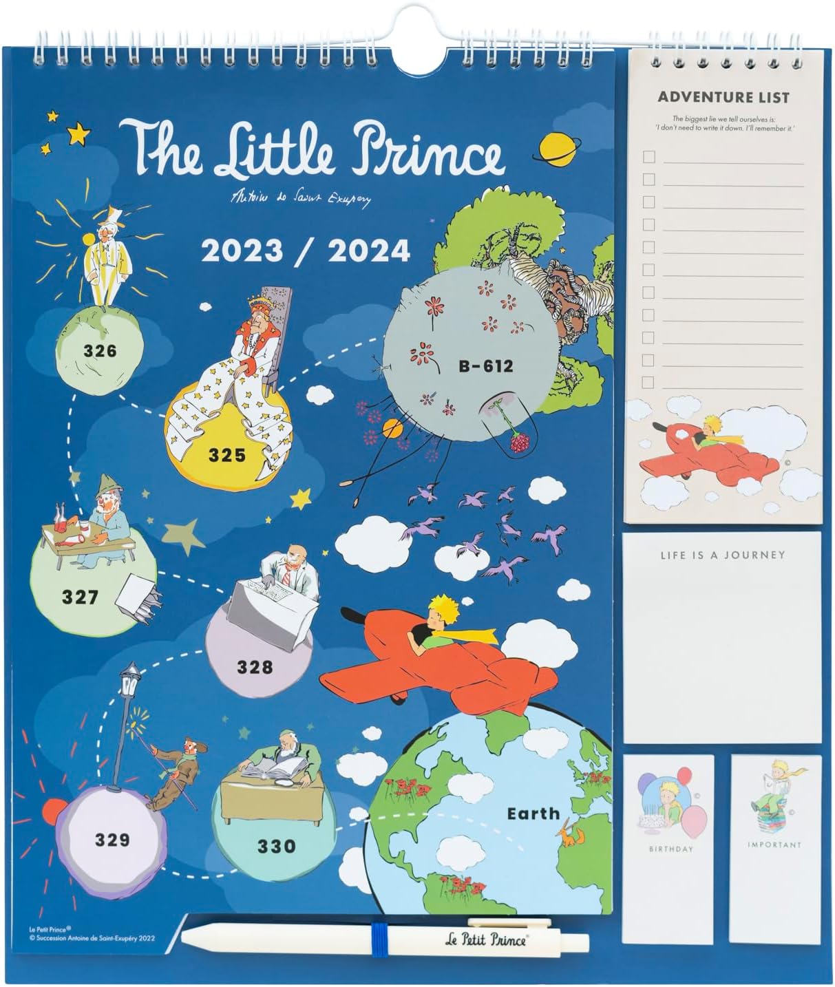 Calendrier De Bureau 2026 - Édition Voyage | 17x20 Cm, Papier 300g, Multilingue, Parfait Pour Organiser L'année