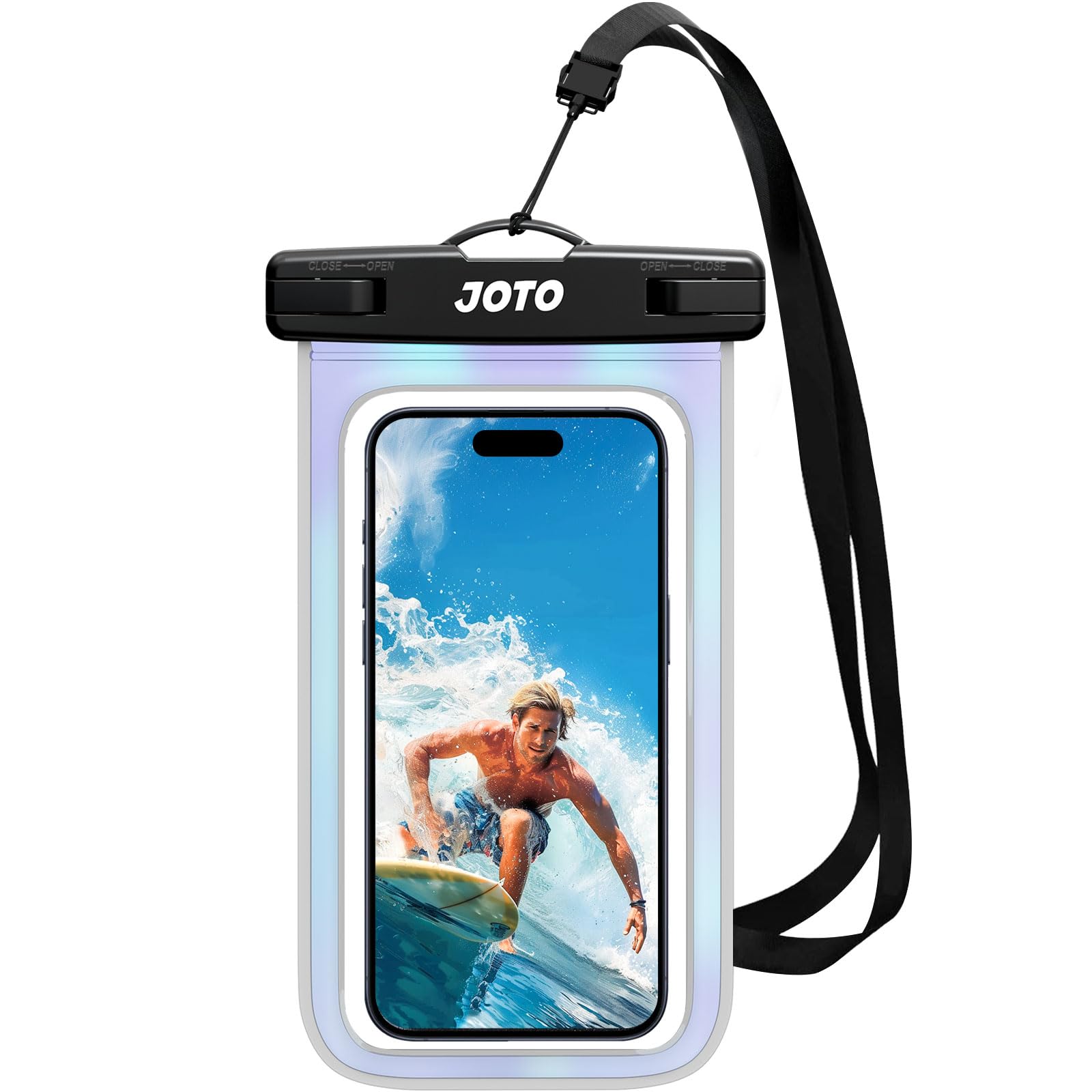 JOTO Universal Waterproof Pouch Case for iPhone 16 15 14 13 Plus Pro Max, IPX8 Cellphone Dry Bag 12 11 Pro Max XR X 8 7 6S Plus SE, Galaxy S23 S22 S21 S20+ S20 S10 Plus Note, Pixel up to 7" -Sparkle (B07SGN1FD4) Amazon Price History, Amazon Price Tracker