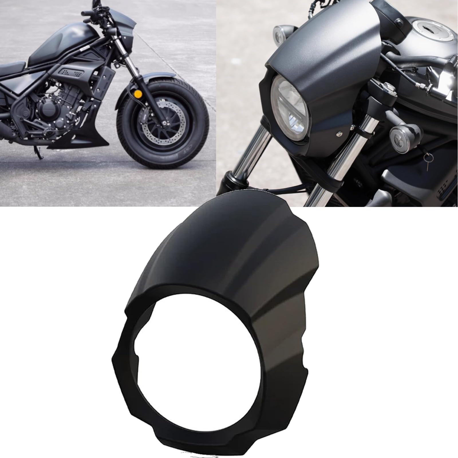 【美品】レブル250 フロントフェンダー　ステー 純正 ブラケット リフレクター Moto Ace design モトエースデザイン フェンダーレス、サイド