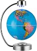Magnetic Levitation Floating Globe, Floating Globe With LED Lights, Floating Globes World Desk Gadget Decor in Office Home/Display Frame Stand with Auto Permanent Revolving System (Blue)