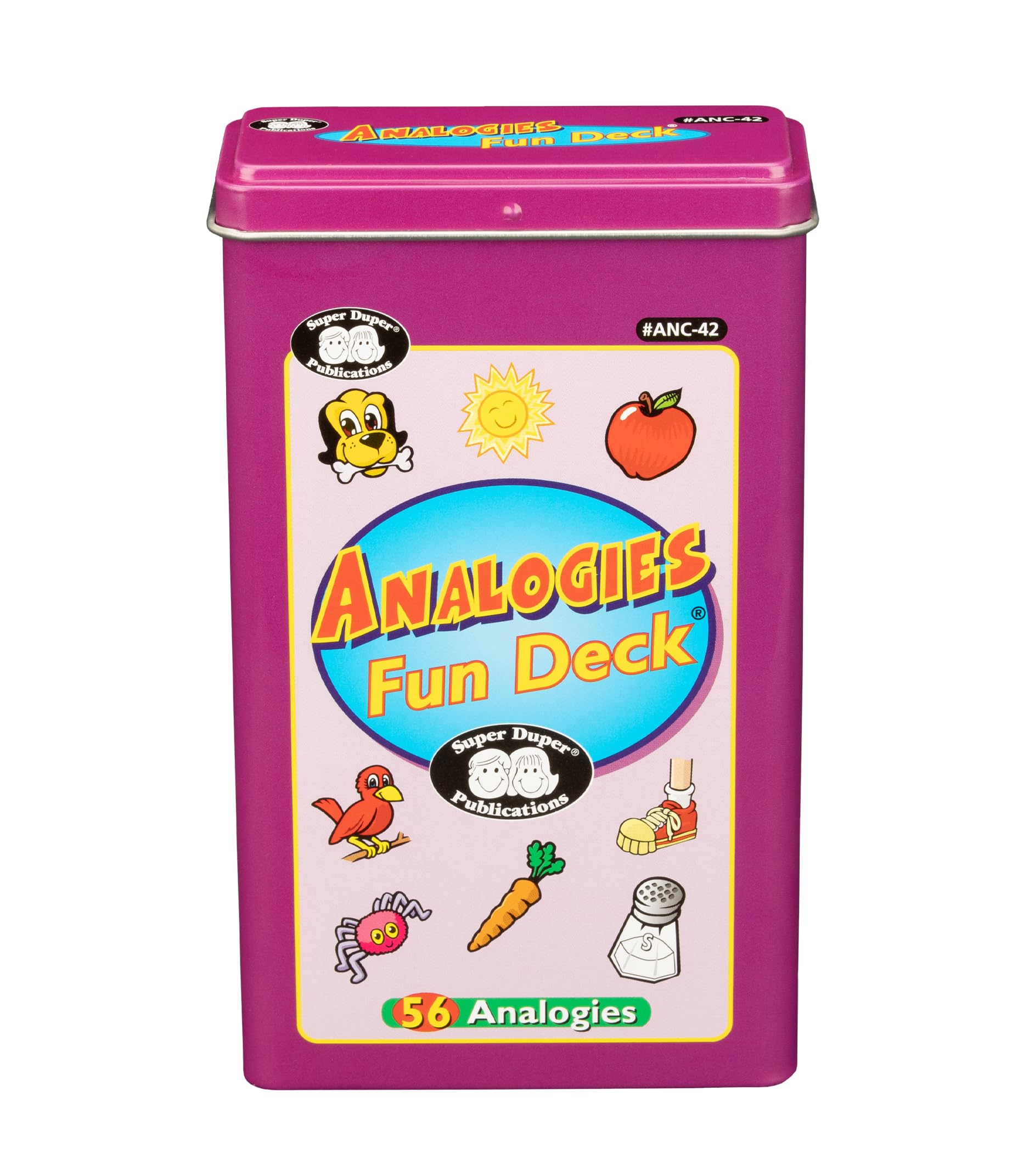 Super Duper Publications | Analogies Flash Cards | Opposites, Similarities, and Vocabulary Fun Deck | Educational Learning Materials for Children