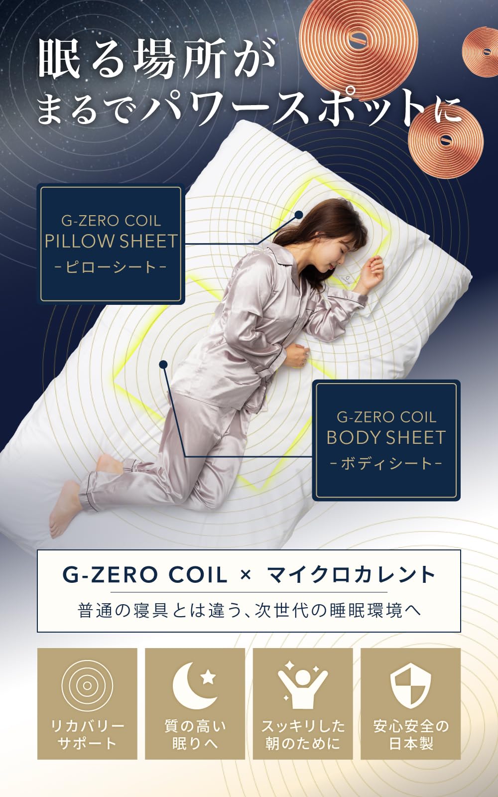 Amazon｜【敷くだけ睡眠サポート】枕シート + ボディシート マイクロ