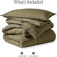 Vista 385 de Bare Home Comforter Set - King/California King Size - Ultra-Soft - Goose Down Alternative - Premium 1800 Series - All Season Warmth