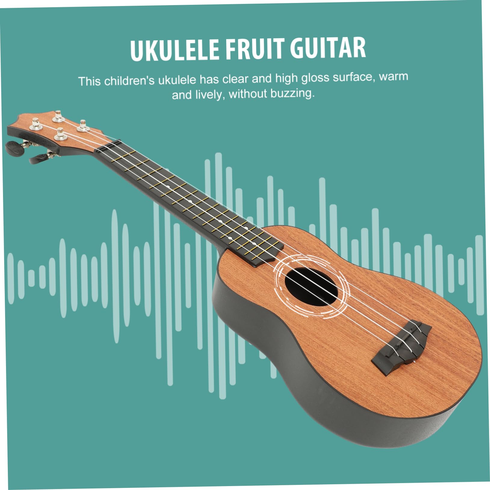 ibasenice Ukulele Dla Dzieci 21 Drewniane Sopranowe Instrument Dla Początkujących Design Bezpieczny Dla Małych Rączek