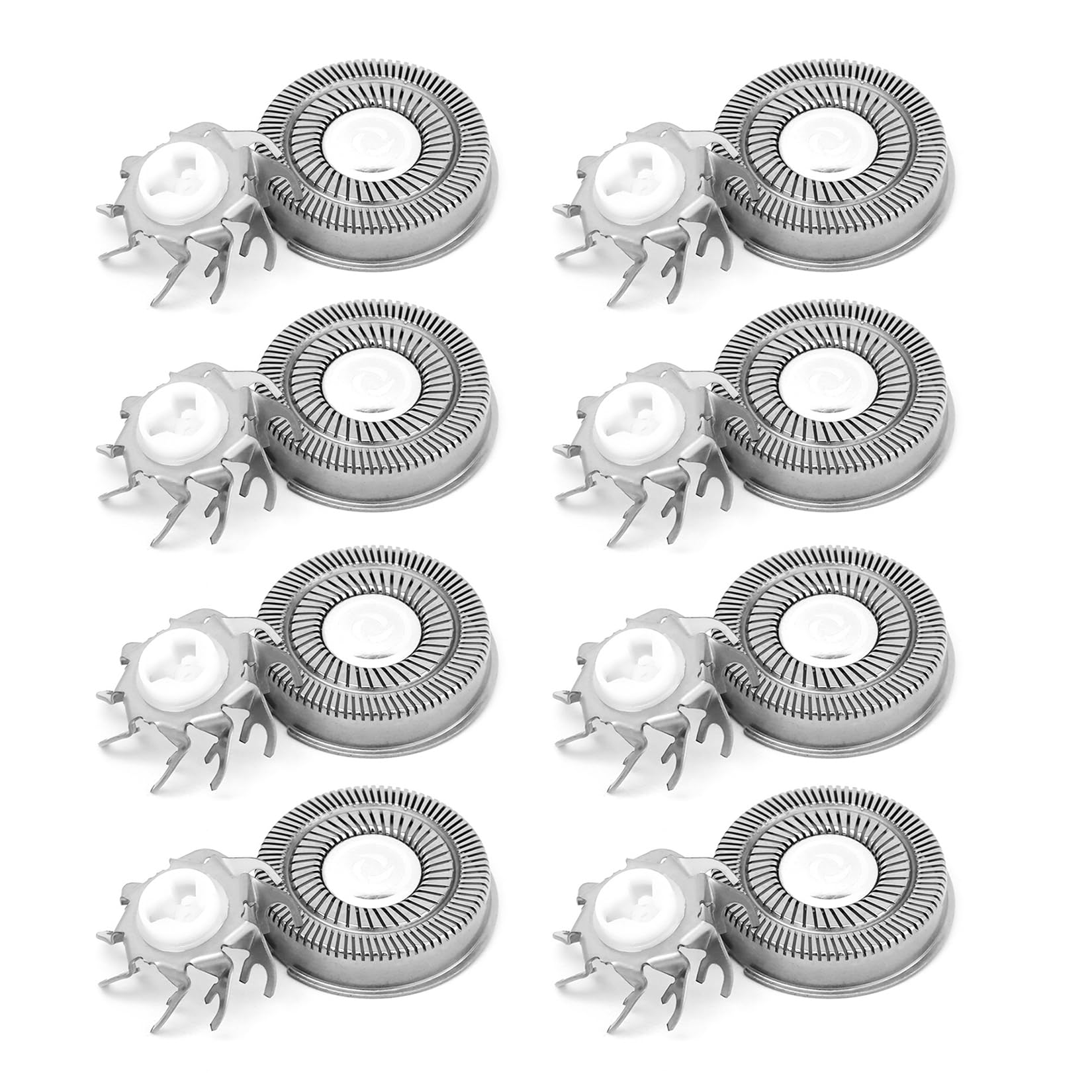 JurciCat 8 Piezas Cuchillas De Recambio Para Cabezal De Afeitado De Recambio Para Afeitadora Eléctrica Skull Shaver Pitbull Para Hombres Calvos Afeitado