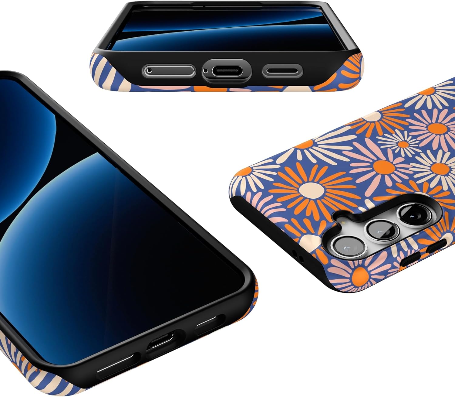 Casely Galaxy S24 Plus Case | Spring Forward | Daisy Floral | Essential Slim Dual-Layer Protective Design