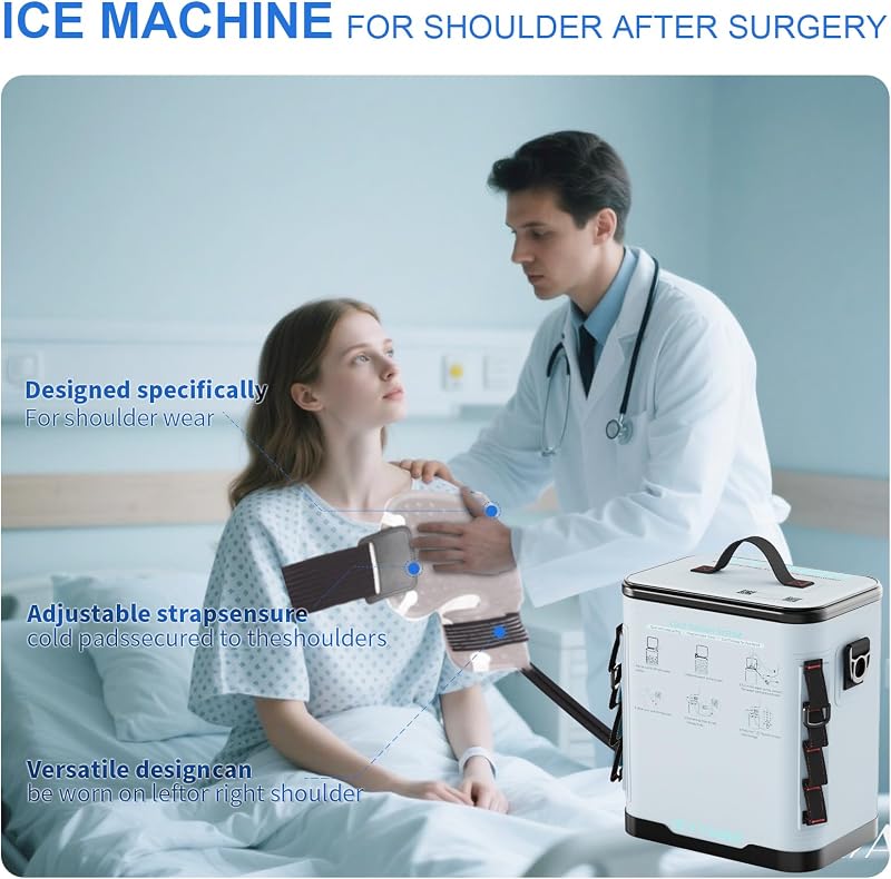 ICYTHRP Programmable Timer Cold Therapy Machine for Shoulder w/Quiet Pump image 3