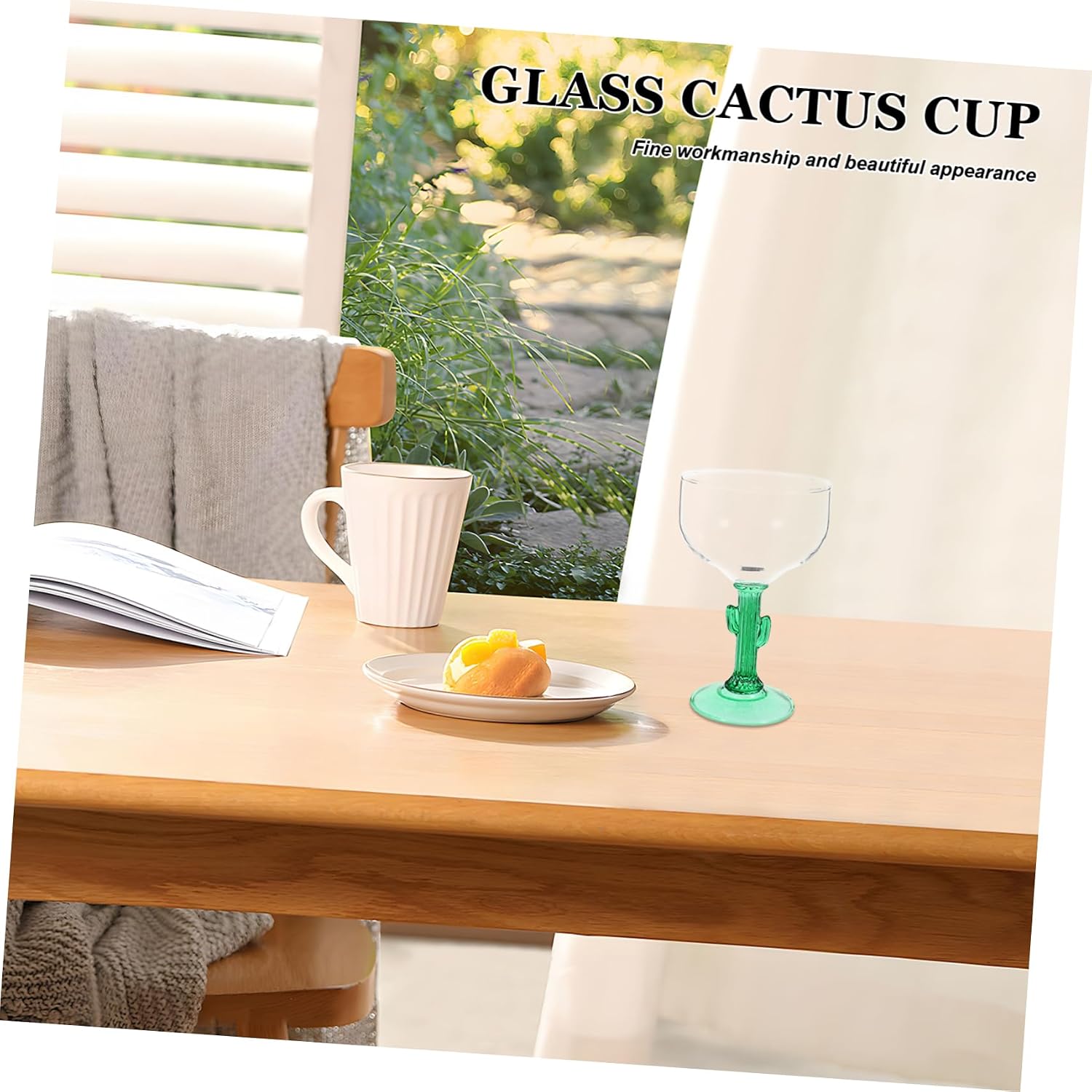 cup Clear Cocktail Glass Margarita Glasses Cactus Drinking Glasses Wine Cup