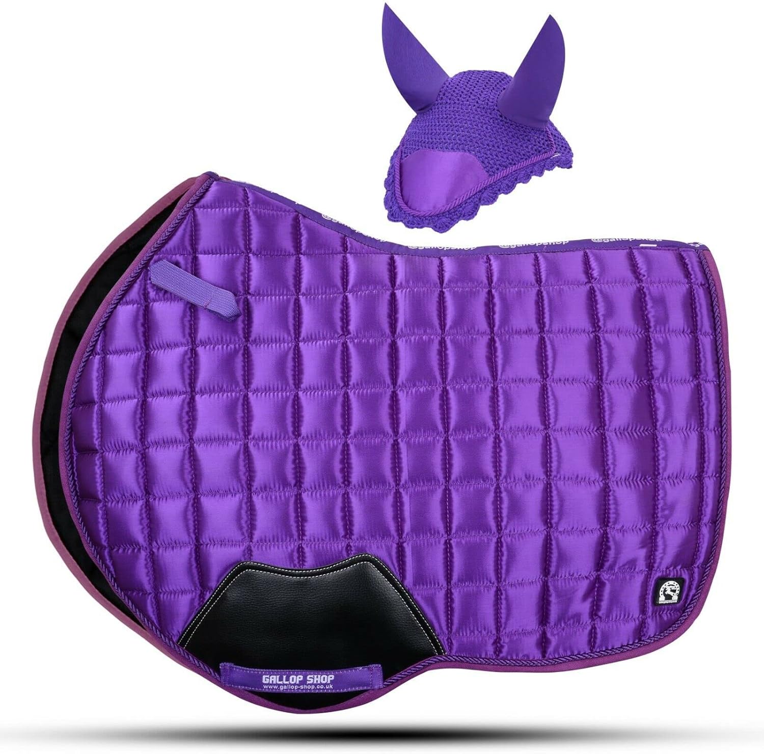 Gallop Shop Glow Satin Jumping Pro Numnah Cloth/Horse Saddle Pad