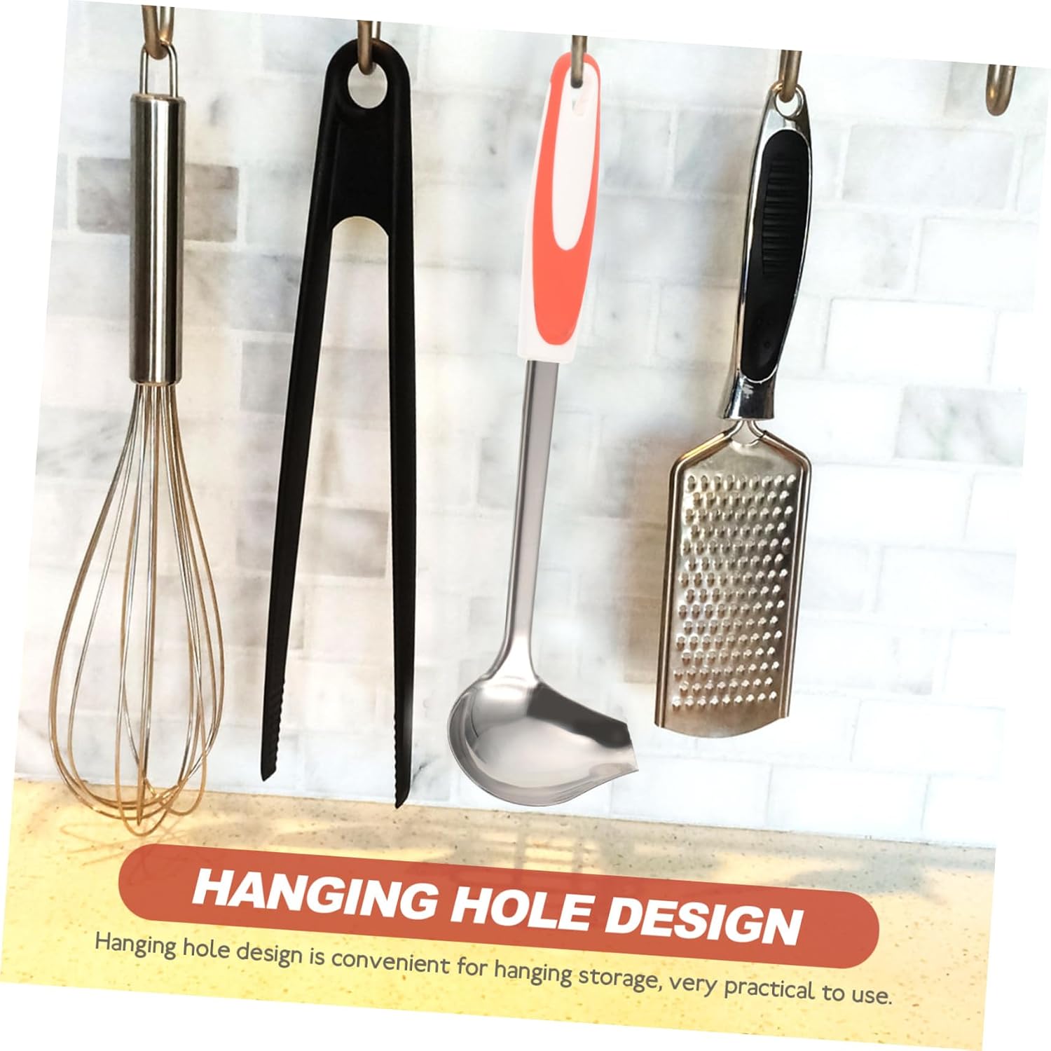 Stainless Steel Gravy Ladle with Ergonomic Anti-skid Handle