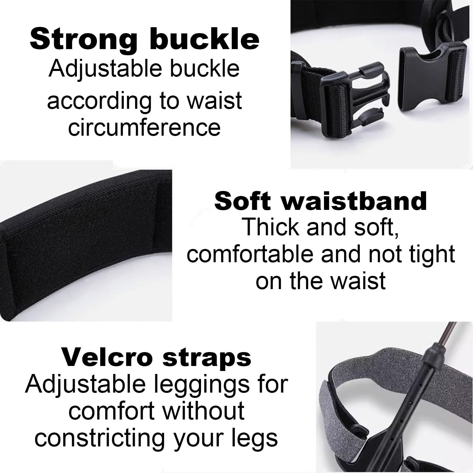 Genérico Dispositivo De Marcha con Exoesqueleto, Asistente Ergonómico con Potencia | Andador Ajustable, Ayudante Ligero para Elevar las Piernas,Dispositivo de Apoyo para Caminar para Subir Escaleras