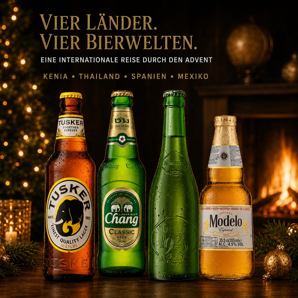 Internationaler Bier Weihnachtskalender Adventskalender 24 Biere