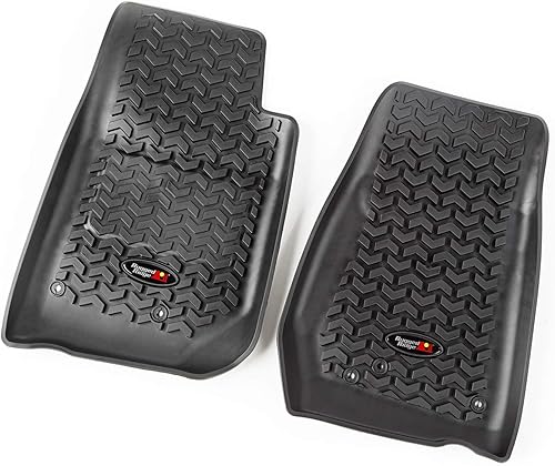 Miniatura 4 de Rugged Ridge - Tapetes para auto todoterreno delanteros y traseros