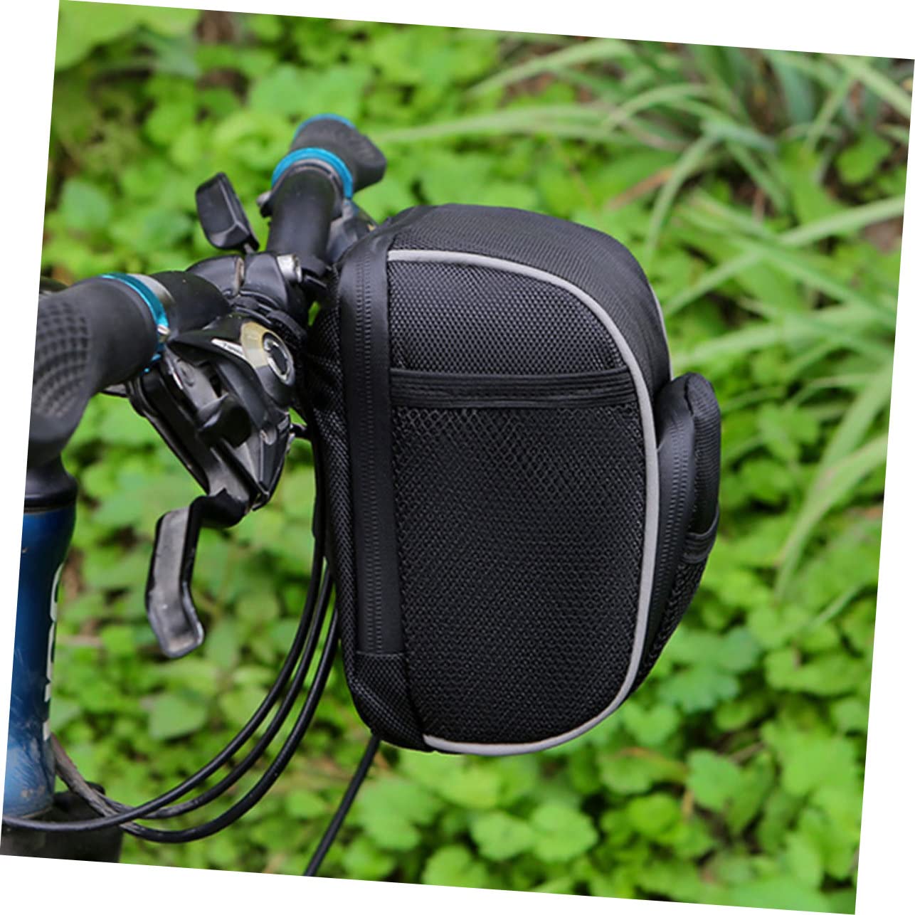Sosoport 3 Pezzi Sacca Da Ciclismo Impermeabile Borsa Impermeabile Biciclette Manubrio All'aperto Coperture Custodia Per Bici Professionale Borsa Portabici Tessuto Oxford 600d Nero