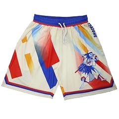 Mens Cool Graphic Sport Athletic Shorts Light Weight Mesh Workout Training Drawstring Basketball Shorts