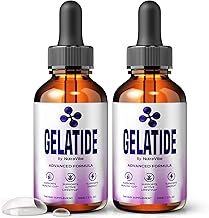 (2 Pack) Gelatide Liquid Drops – Natural Body Balance Support | Premium Supplement for Energy & Healthy-Looking Shape | Easy Sublingual Formula, Non-Habit Forming, Gelatide Official (60 Servings)