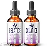 (2 Pack) Gelatide Liquid Drops – Natural Body Balance Support | Premium Supplement for Energy & Healthy-Looking Shape | Easy Sublingual Formula, Non-Habit Forming, Gelatide Official (60 Servings)