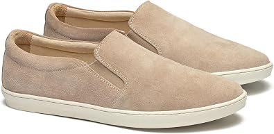 Relax Genuine Leather Men's Casual Espadrille Shoes Beige Summer Cozy Loafer
