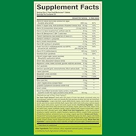 Natural Factors Whole Earth & Sea Women\'s 50+ Multivitamin & Mineral - Daily Multivitamin with Calcium, Selenium & More - Supports Bone & Brain Health - 60 Tablets (30 Servings)