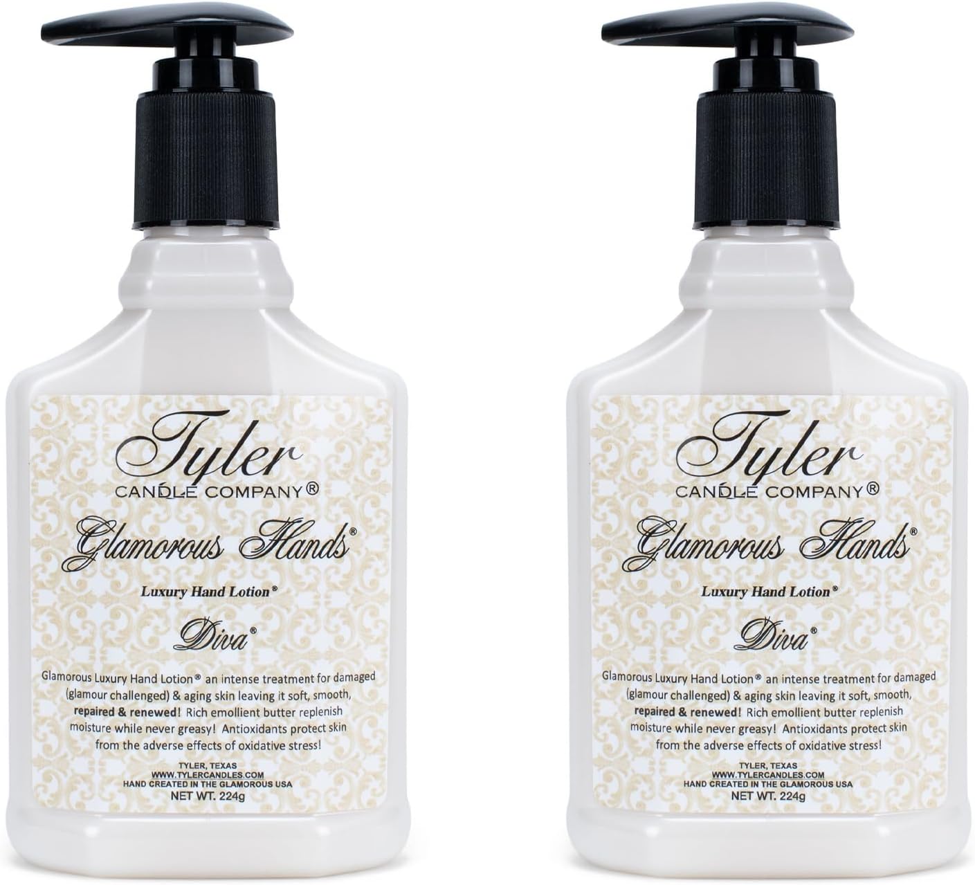 Tyler Luxury Hand Lotion 8 Oz, Diva