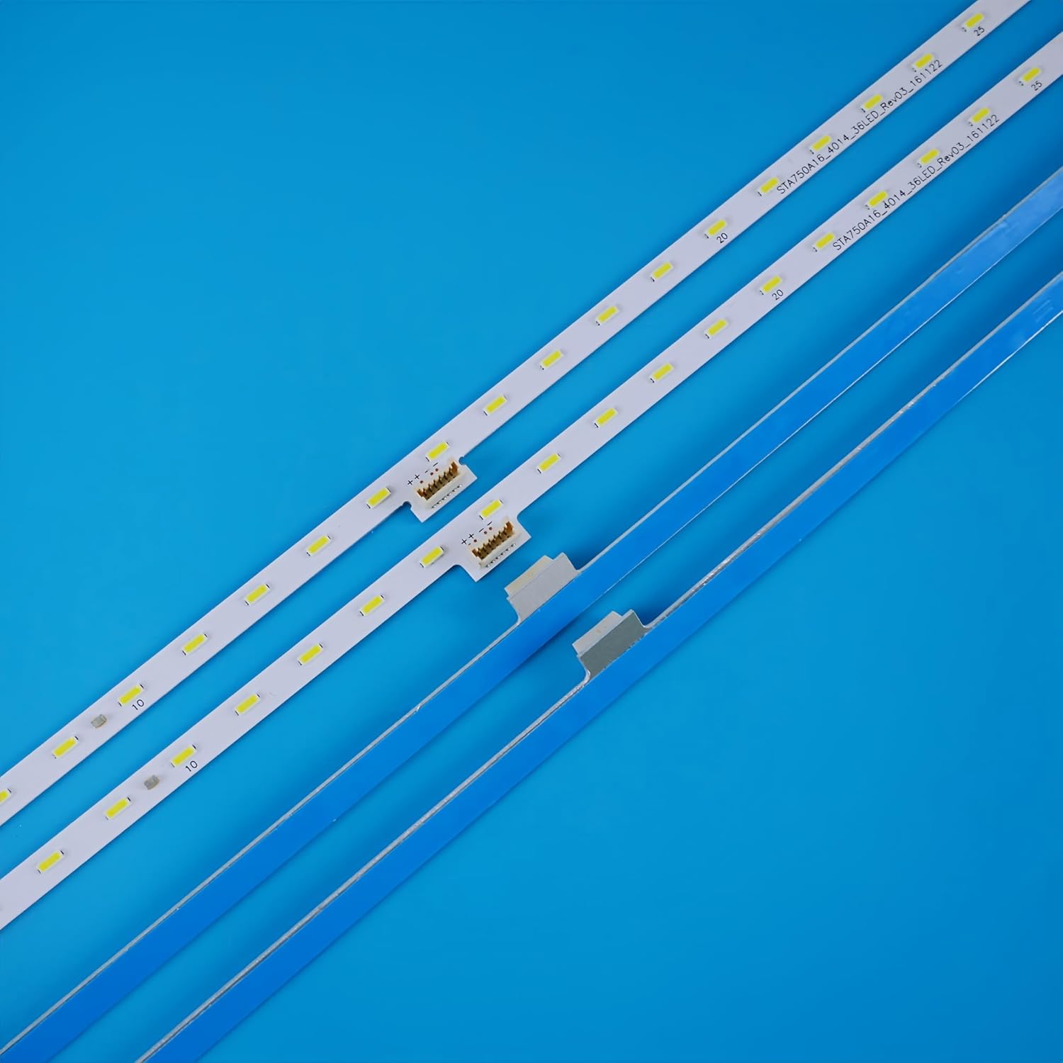 PANMILED 4 Pieces LED Backlight Strips for Sony 75" TV XBR-75X850E KD-75X8500E KD-75X8566E KD-75XE8796 KD-75XE8596 KD-75XE8595 STA750A16_4014_36LED 96.75S08.02 S750QF58 V7 73.75S08.D05-0-DX1