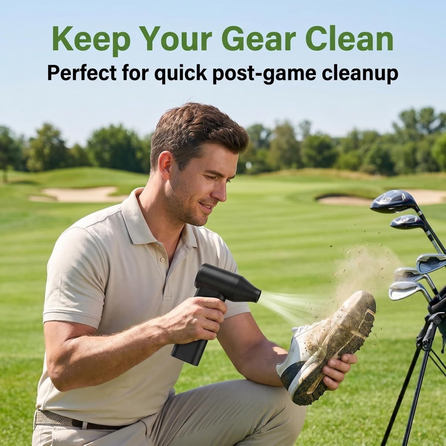 Air Caddy Golf Blower, Cordless Golf Blower, Electric Mini Hand Held Leaf Blowers, Air Caddy Golf