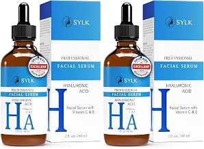 Hyaluronic Acid Face Serum for Microneedling + Vitamin C & E | Face and Eye Care | Anti Dark Circle, Anti Wrinkle, Anti Spot & Anti Age | 60 ml (Pack of 2)