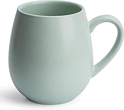 Large Tea Cup - 550 ml Jumbo Cup - XXL Coffee Cup - Tea Cup - Tea Mug - Matt, Pastel Turquoise