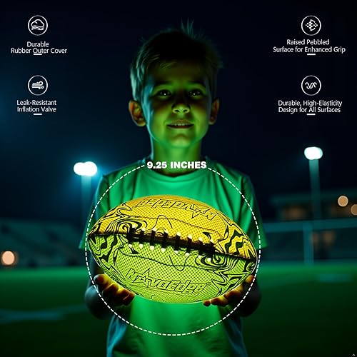 Miniatura 2 de Fútbol LED  Bola de luz recargable, tamaño 5