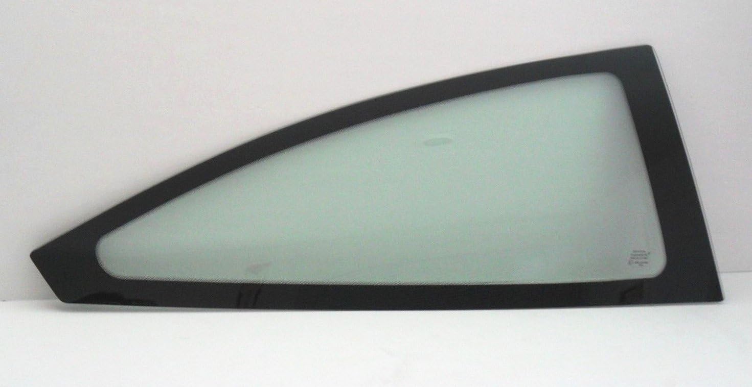 Passenger Right Side Quarter Glass Quarter Window Compatible with Ford Focus 2 Door Hatchback 2000-2007 Models