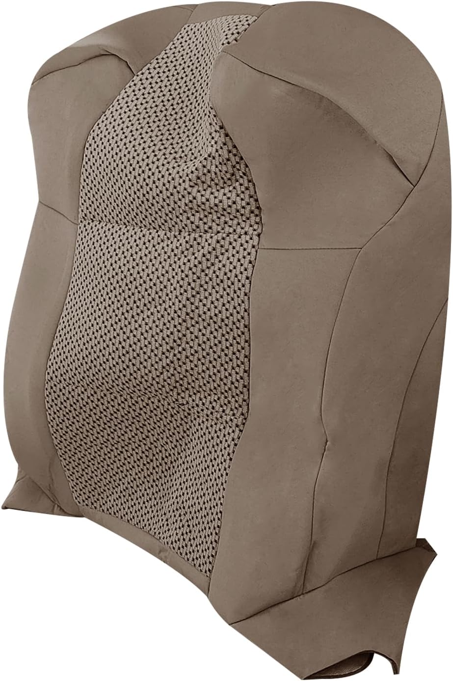 Driver Side Top Lean Back Cloth Seat Cover Replacement Fits for Ford F-150 Lariat 2WD 4X4 Extended-Cab 2003 Tan