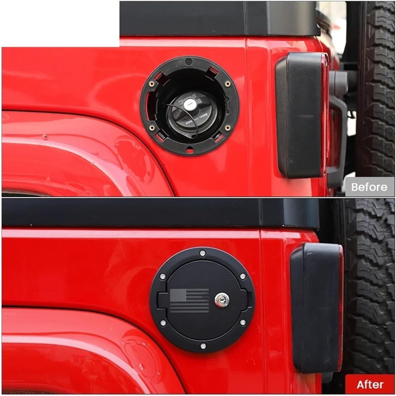 楽天市場】jeep 給油口 カバーの通販 Jeep純正クロームフューエル