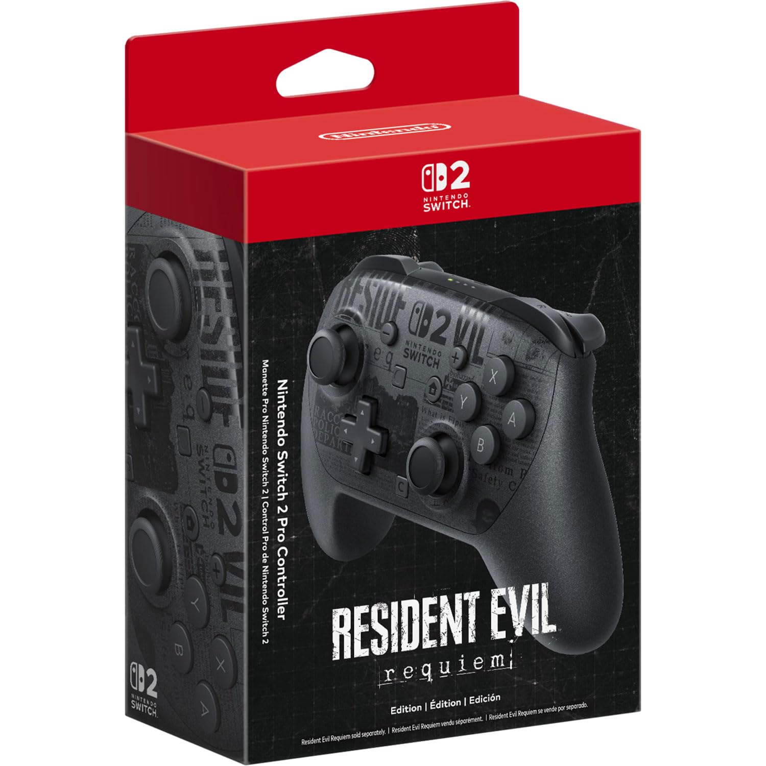 Nintendo Switch 2 Pro Controller [Resident Evil Requiem Edition] +