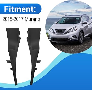 Front Windshield Wiper Cowl Cover Left and Right Fits for 2015-2017 Murano Replaces 66894-5BC0A 66895-5BC0A 66894-5BC0B 66895-5BC0