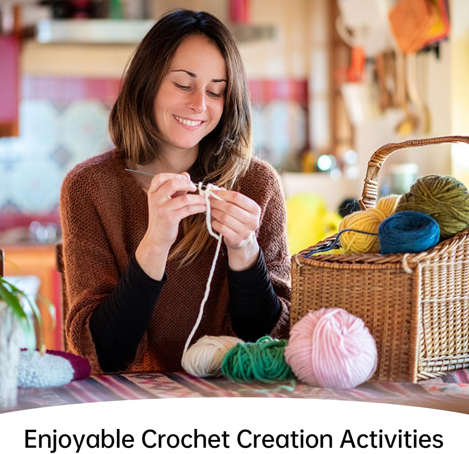 Yikaroeli 15" x15'' Crochet Square Blocking Board for Crochet Projects with 15 Stainless Steel Rods with Pegs, Granny Gifts for Mothers, Grandmothers, Knitting Enthusiast