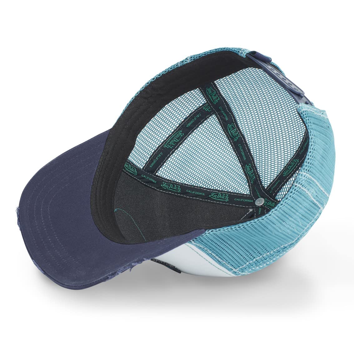 Tracker Kappe Herren Perfekter Halt, Cap Herren, Blau, Hypoallergen, Schwarzgrau, Einheitsgröße