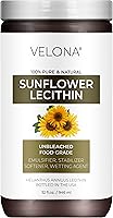 Vista 7 de velona Lecitina líquida pura de girasol, 16 onzas líquidas, grado alimenticio, sin blanquear, emulsionante, estabilizador, suavizante, suavizante