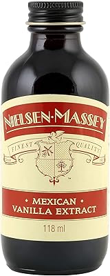 Nielsen-Massey Mexican Pure Vanilla Extract for Baking and Cooking, 4 Ounce Bottle with Gift Box