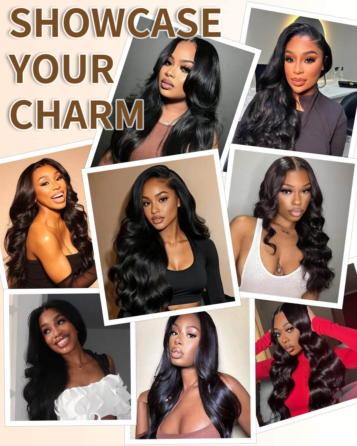 SKINLIKE 5x5 HD Lace Closure Wigs Human Hair 220% Density 24 Inch Body Wave Glueless Wigs Human Hair With Drawstring Pre Plucked 17A Real 0.1mm Ultra-Thin Swiss HD Lace Front Easy to Wear Lifespan 3X