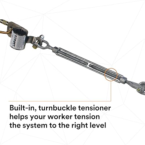 Miniatura 7 de 3M DBI-SALA Secura Span 7400450 Sistema Horizontal, Cable Galvanizado 50', Para Vigas en I, Se adapta a Bridas de Viga I de 6 en 12 pulgadas de