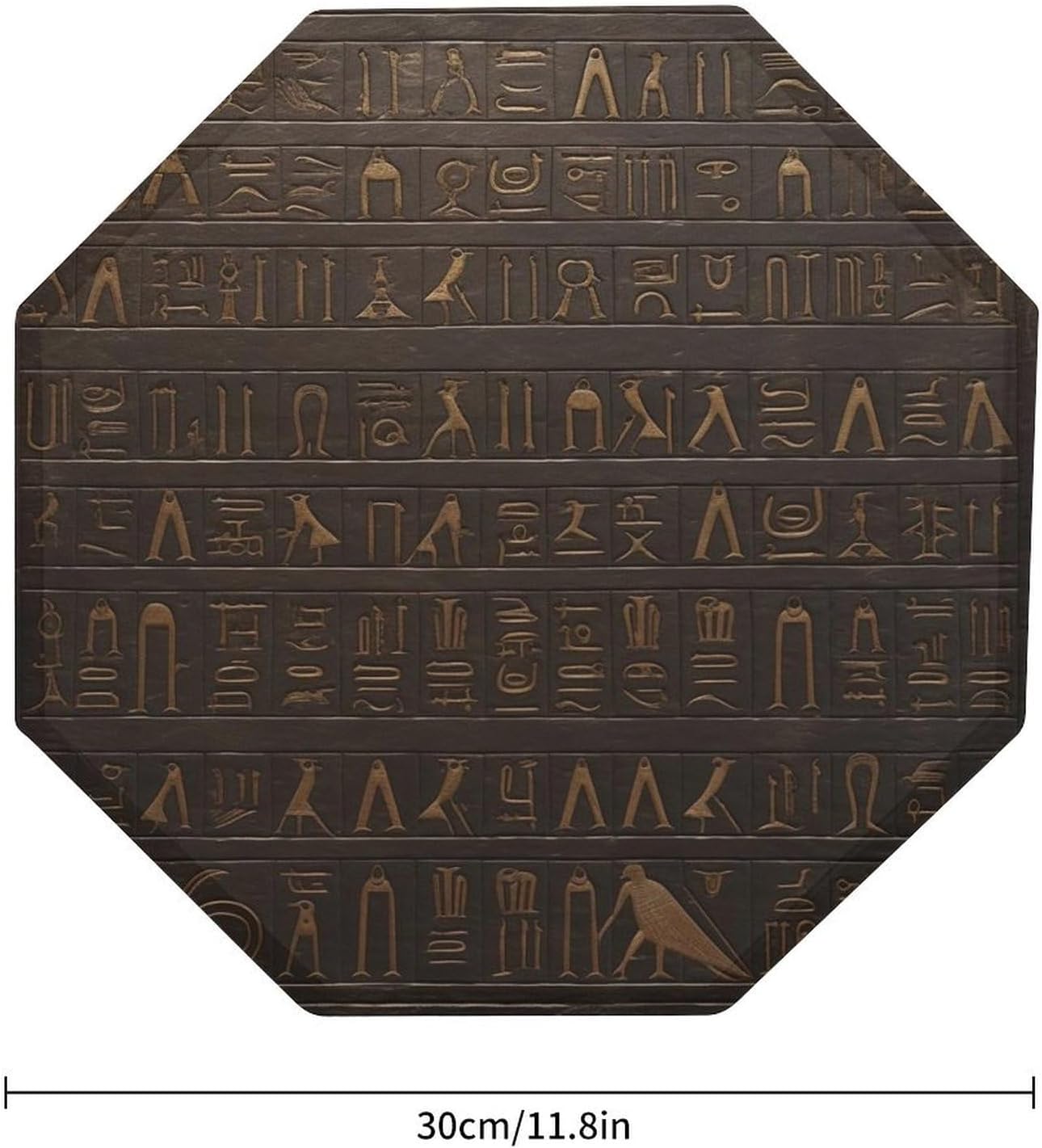 Ctagon Metal Sign for Home, Modern Display Plate for Kitchen, Ancient Egyptian Hieroglyph Plates Accent Hanging Wall Decorations 3PCS for Living Room, Bedroom, Hallway, Hotel