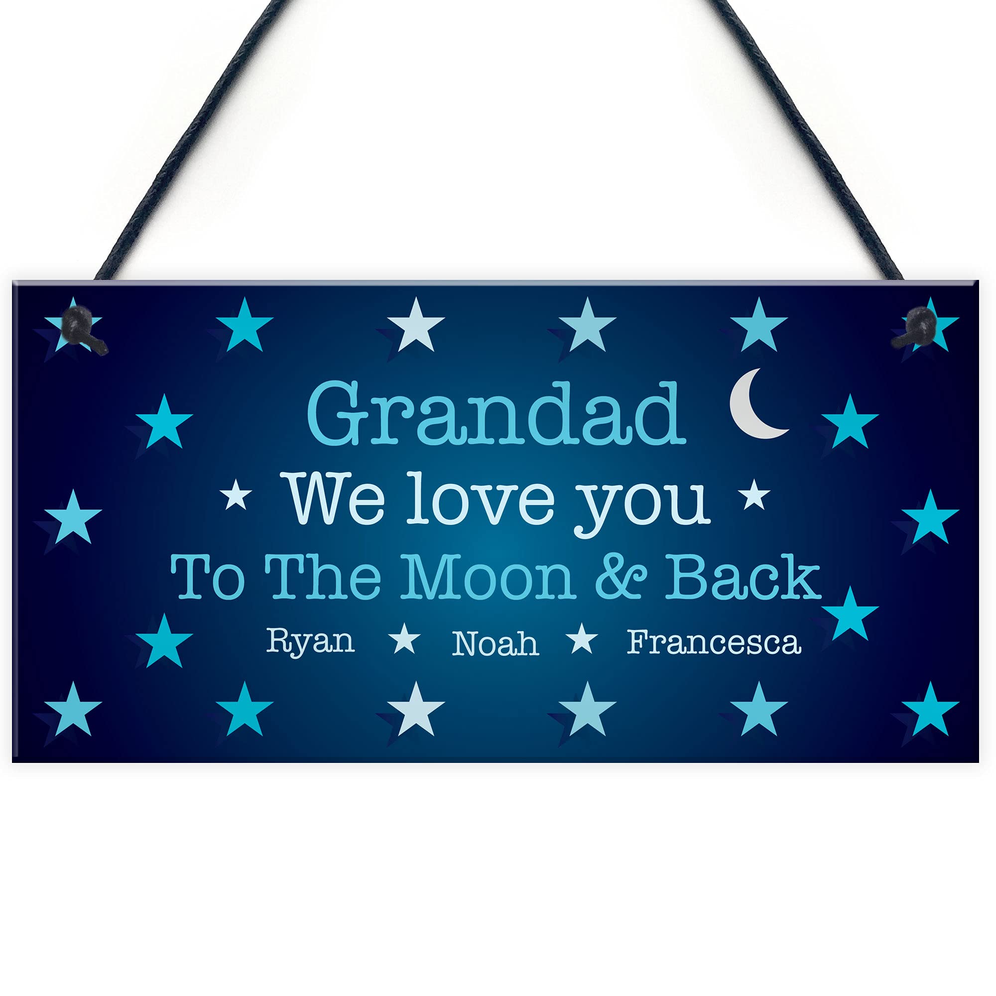 GRANDAD Gift Personalised Plaque Grandad Birthday Fathers Day Gift For Him