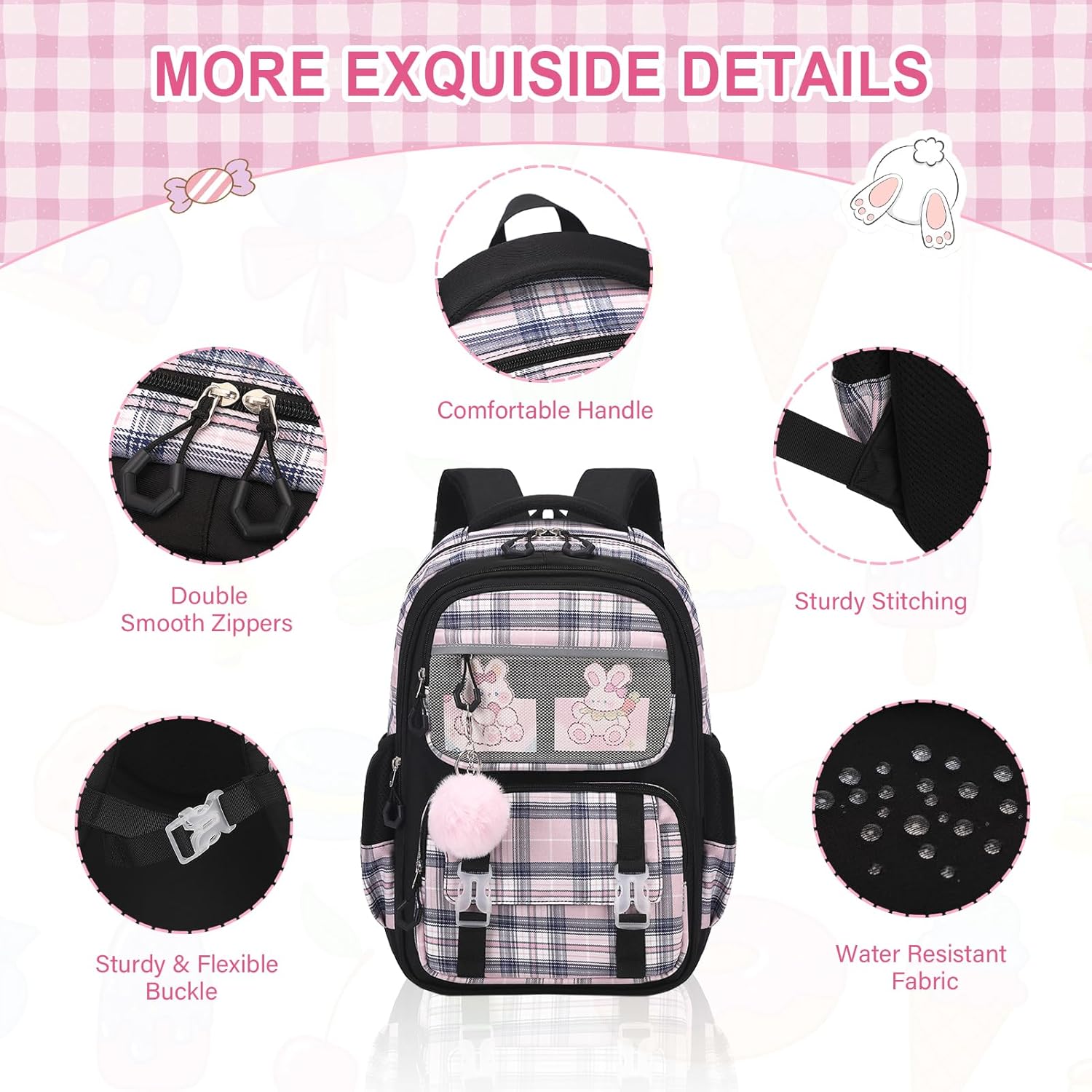 Bevalsa School Backpack With Lunch Box for Girls, Armenia Ubuy