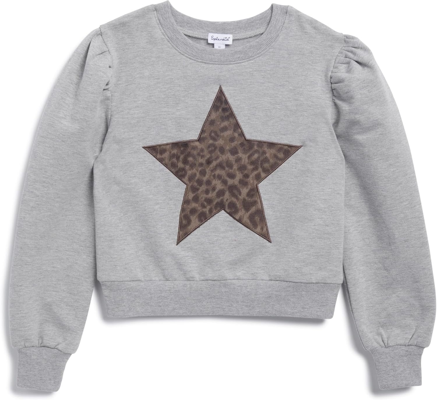 Splendid girls Cheetah Girl Star Sweatshirt