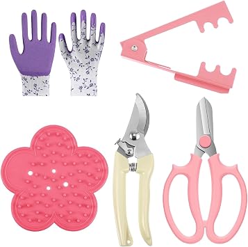 Rose Thorn Stripper Tool Set - Effective Thorn Remover for Roses, Essential Florist Supplies & Floral Arrangement Kit for Flower Arrangements